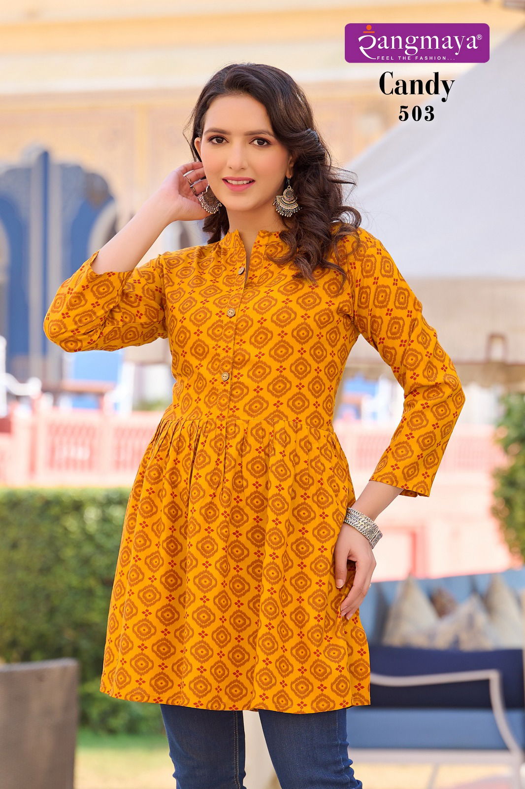 Candy 5 By Rangmaya Printed Wester Ladies Short Top Wholesale Price In Surat
